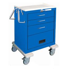 FHC 3-Drawer Breakaway Locking Cart