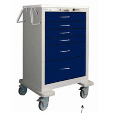 FHC 6-Drawer Simplex Locking Anesthesia Cart