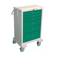 FHC Traditional 6 Drawer Anesthesia Cart