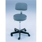 5-Leg Pneumatic Stool With Black Composite Base & Back