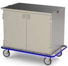 Closed Wide Surgical Case Cart