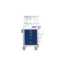 FHC Deluxe 6 Drawer Lightweight Anesthesia Cart