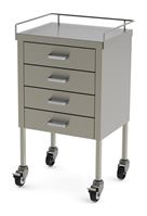 S/S Utility Table With Four Drawers