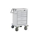 FHC Slim Jr/Bedside 5-Drawer Simplex Locking Cart