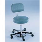Foot Operated Pneumatic Exam Stool with Back