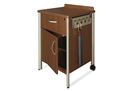 Global Bedside Cabinet w/ Rear Casters and Drawer
