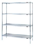 QuadAdjust Wire Shelving