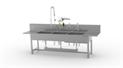 Triple Processing Sink